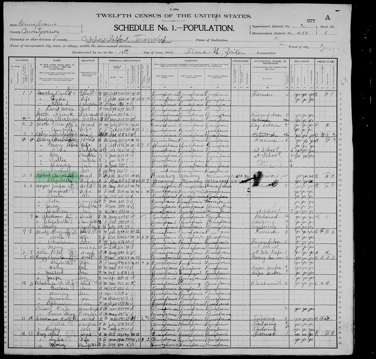 Census Gebert - 1900b United States Federal Census