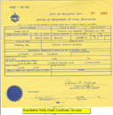 Death Certificate - Thomas T Reilly Sr